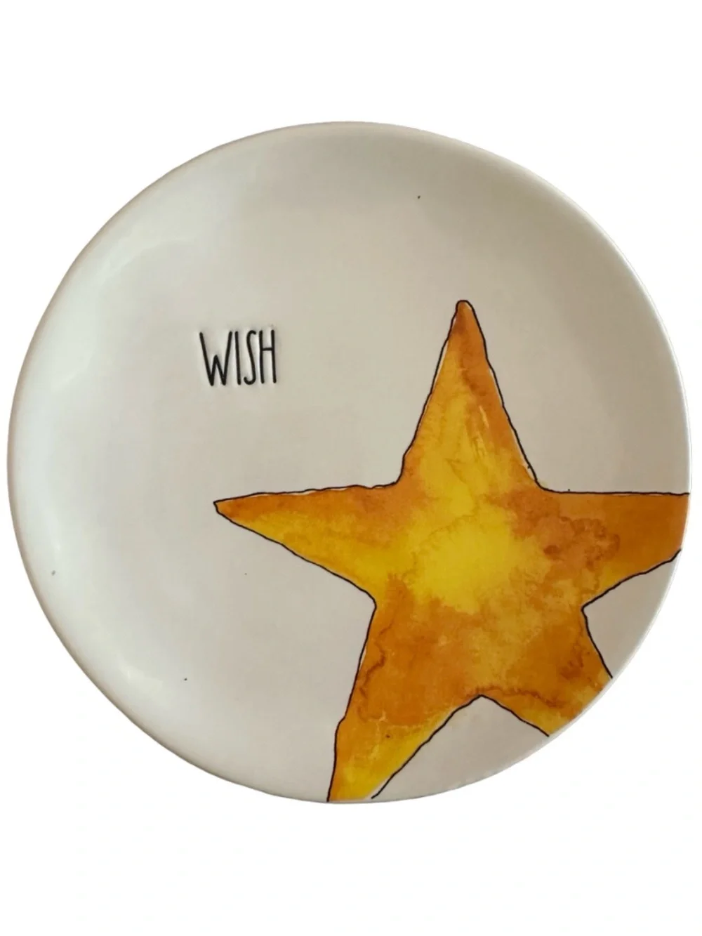 RAE DUNN by Magenta Ceramic Plate 6” (set of 4) Artisan Collection Christmas